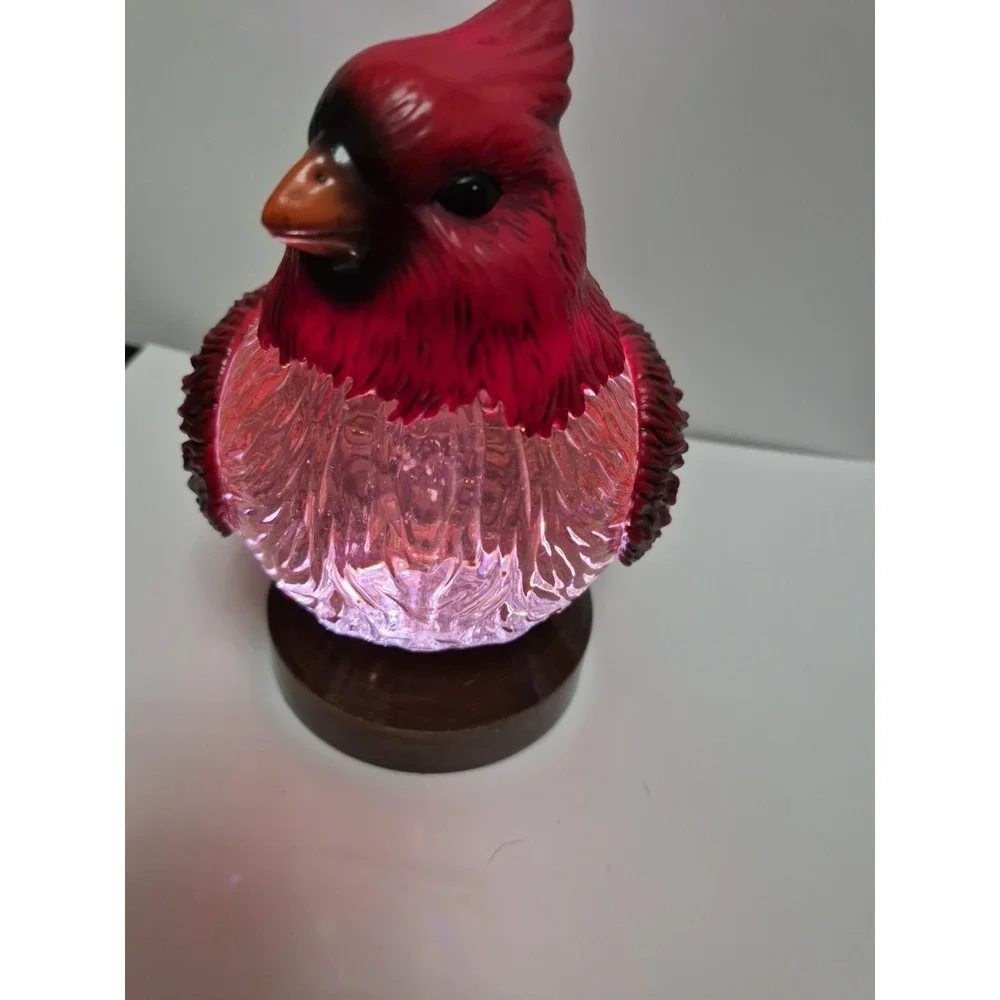 CARDINAL LIGHT UP Garden Decor Nightlight  Mother's Day Gift  Battery Operated